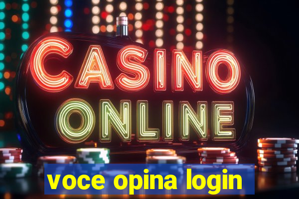 voce opina login